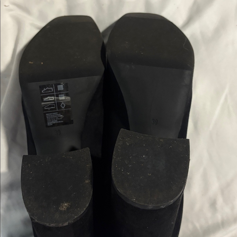 Black Platform Ankle Boots - Picture 6 of 10